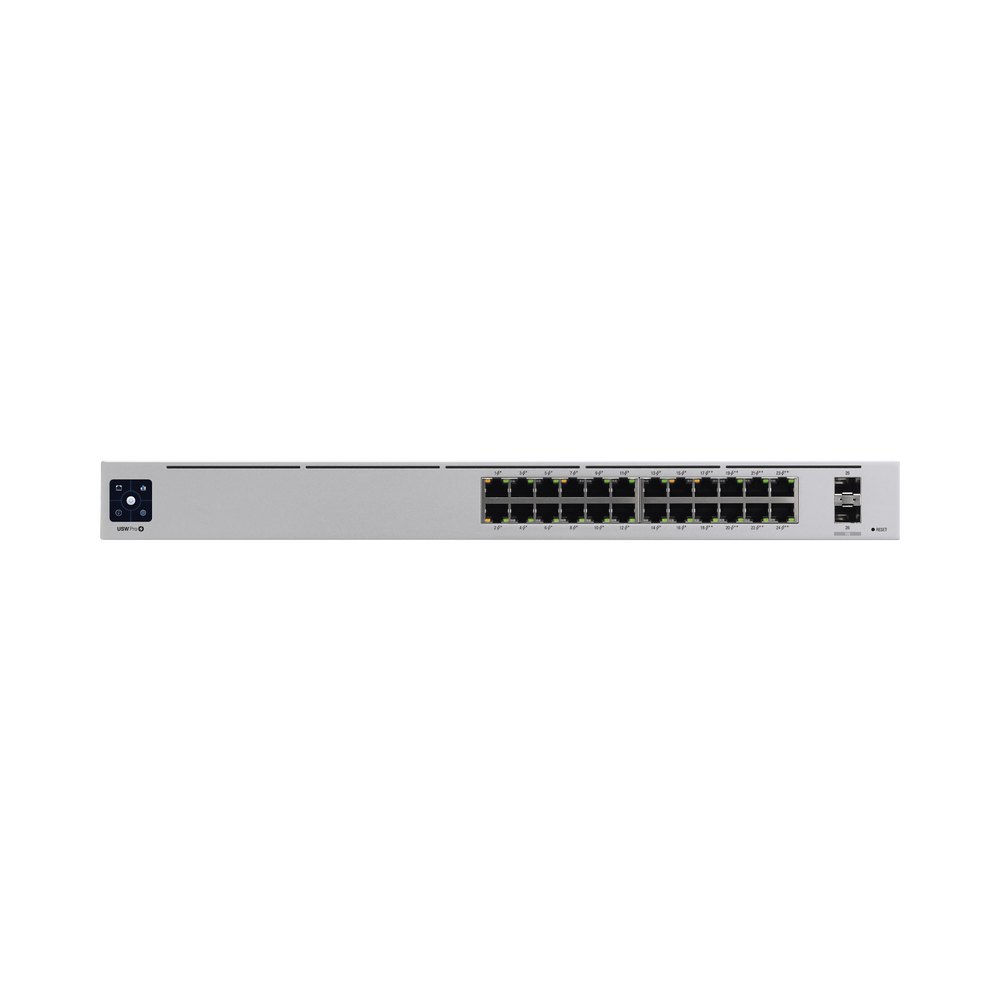 UniFi Switch USW-Pro-24-POE Gen2, con funciones capa 3, de 24 puertos PoE 802.3at/bt + 2 puertos 1/10G SFP+, 400W, pantalla informativa - Image 4