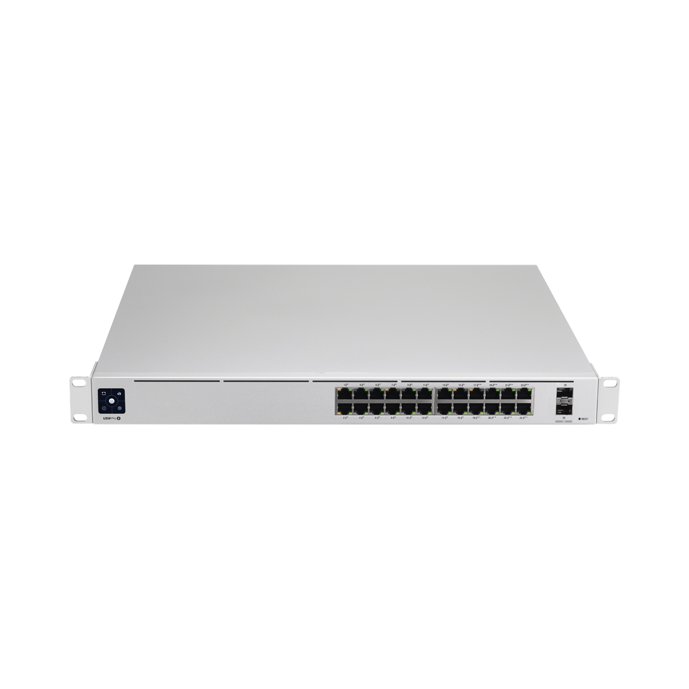 UniFi Switch USW-Pro-24-POE Gen2, con funciones capa 3, de 24 puertos PoE 802.3at/bt + 2 puertos 1/10G SFP+, 400W, pantalla informativa - Image 2