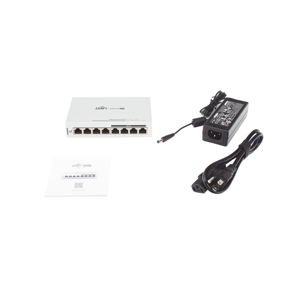 Switch UniFi Administrable capa 2 de 8 puertos Gigabit (4 Puertos Gigabit PoE 802.3af y 4 puertos Gigabit ethernet) 60W - Image 5