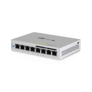 Switch UniFi Administrable capa 2 de 8 puertos Gigabit (4 Puertos Gigabit PoE 802.3af y 4 puertos Gigabit ethernet) 60W