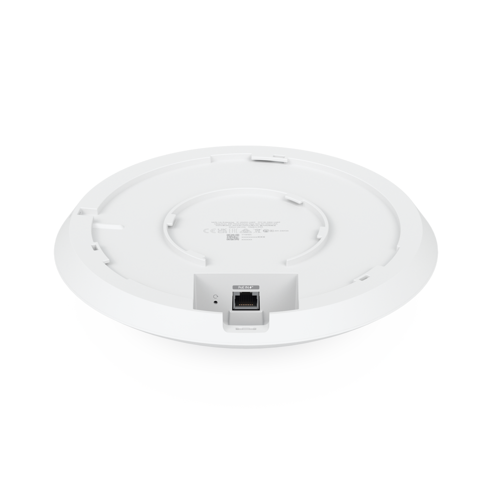 Punto de Acceso UniFi WiFi 6E Enterprise, alta densidad, hasta 600 usuarios, Mu-MIMO 4x4, bandas 2.4/5/6 Ghz, (1) puerto RJ45 2.5G (POE+) - Image 3