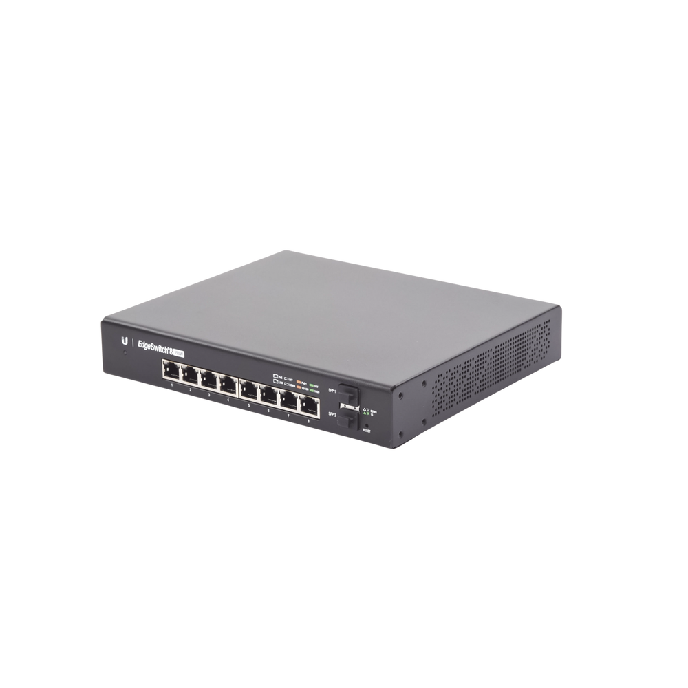 Switch EdgeMAX Administrable de 8 Puertos Gigabit con PoE+/PoE Pasivo 24V + 2 Puertos SFP, 150 W - Image 4