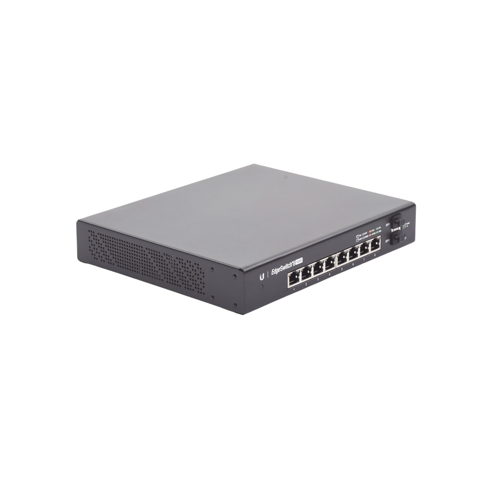 Switch EdgeMAX Administrable de 8 Puertos Gigabit con PoE+/PoE Pasivo 24V + 2 Puertos SFP, 150 W - Image 2