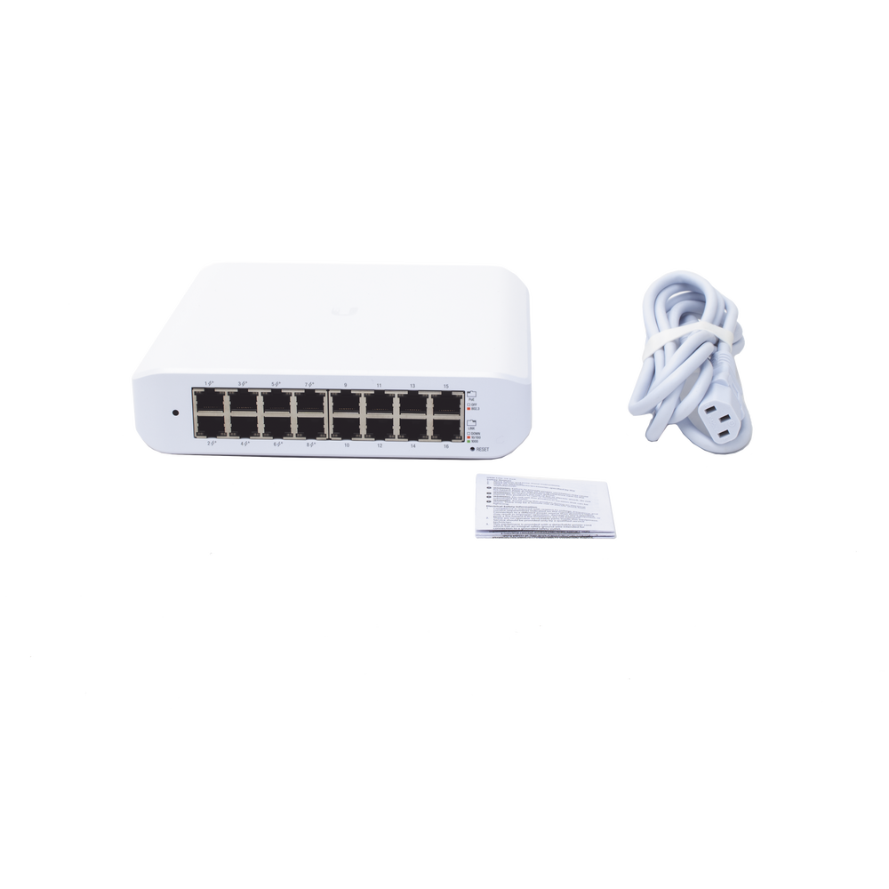 Switch UniFi Lite Administrable PoE de 16 Puertos 10/100/1000 Mbps (8 puertos 802.3af/at), 45 W - Image 5