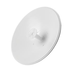 Antena Direccional airFiber X, ideal para enlaces Punto a Punto (PtP), frecuencia 5 GHz (4.9 - 5.8 GHz) de 30 dBi slant 45