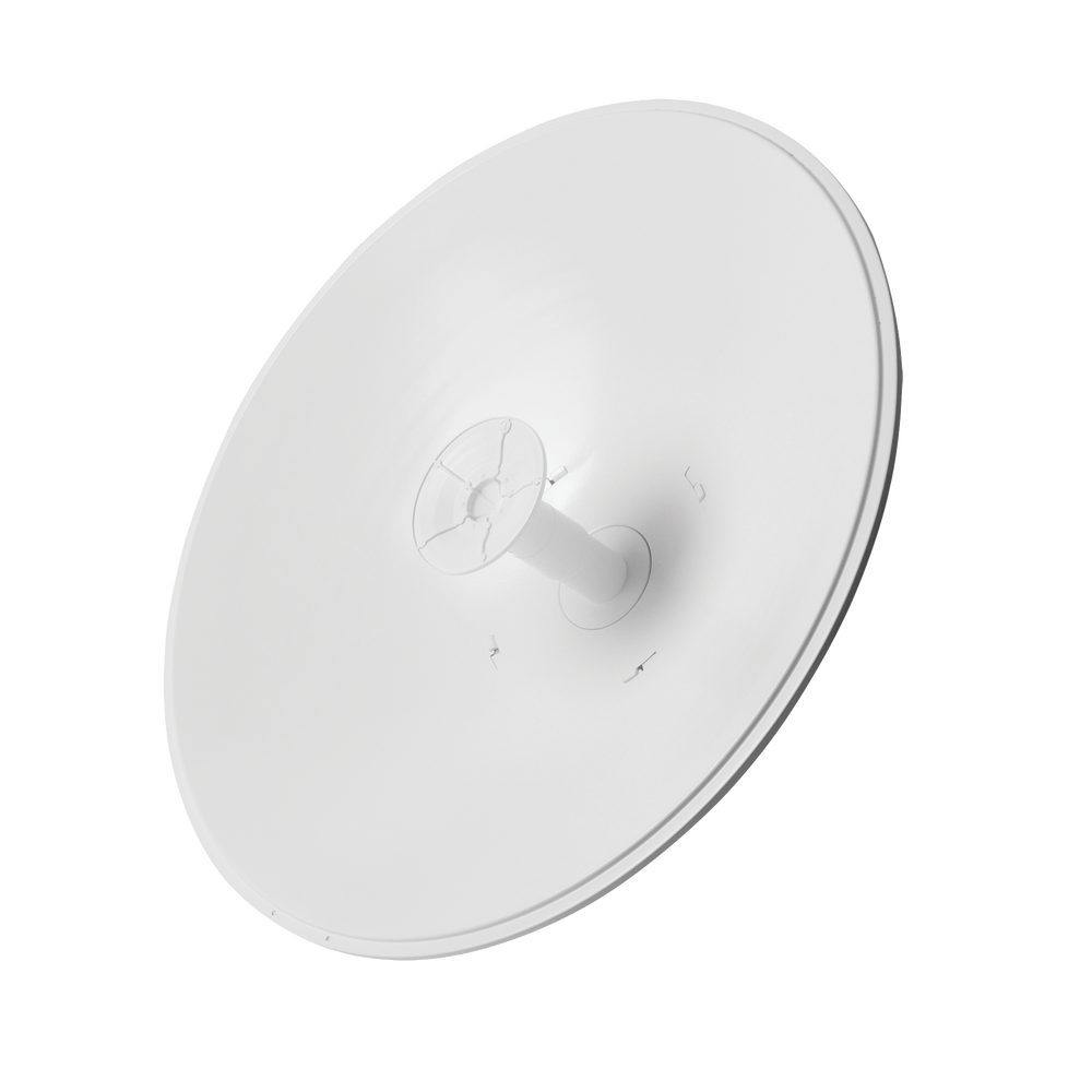 Antena Direccional airFiber X, ideal para enlaces Punto a Punto (PtP), frecuencia 5 GHz (4.9 - 5.8 GHz) de 30 dBi slant 45