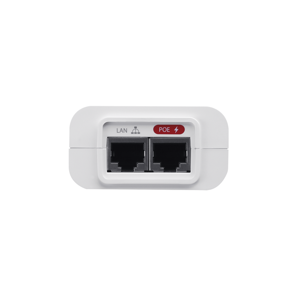 Adaptador POE Ubiquiti (48 VDC, 0.32 A) puerto Gigabit, ideal para equipos UniFi