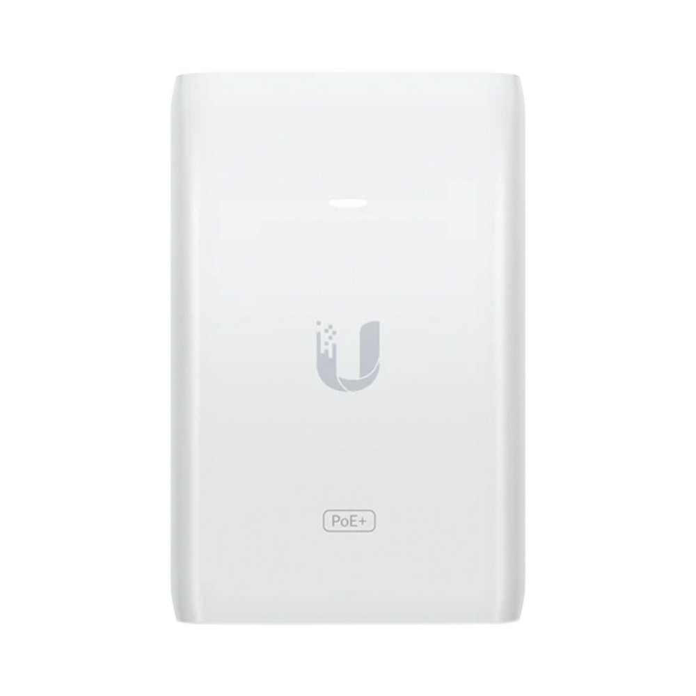 Adaptador PoE Ubiquiti (48 VDC, 0.65A) puerto Gigabit, ideal para equipos UniFi