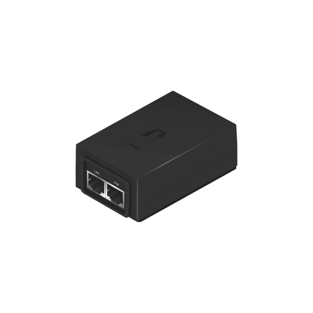 Adaptador PoE Ubiquiti de 24 VDC, 1.0 A con puerto Gigabit