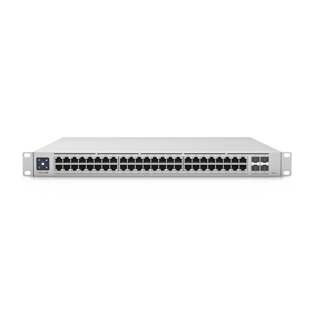 UniFi Switch Enterprise administrable capa 3, 48 puertos 2.5GbE RJ45 POE+, 4 puertos 10G SFP+, 720W, con pantalla táctil de 1.3 - Image 3