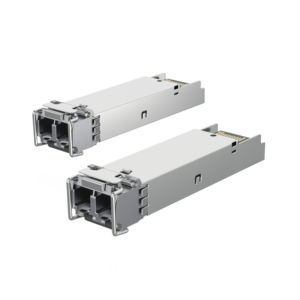 UFiber Módulo SFP, transceptor MiniGibic MultiModo 1.25 Gbps, distancia 550m, conectores LC, paquete de 2 piezas