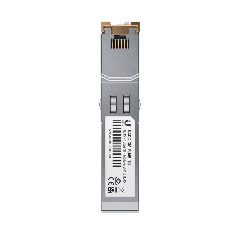 UFiber Módulo de fibra SFP convertidor a cobre RJ45 10/100/1000 Mbps, distancia hasta 100 m