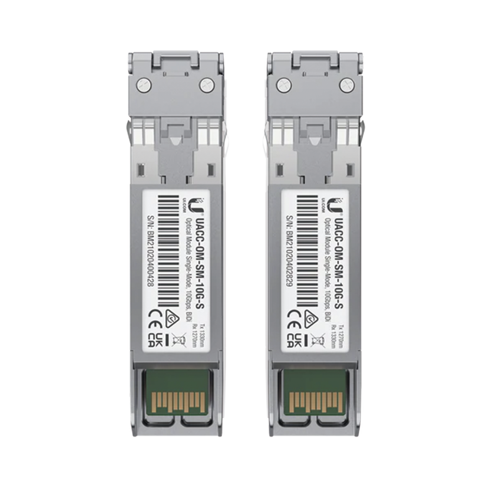 UFiber Módulo SFP+, transceptor MiniGibic MonoModo 10 Gbps, distancia 10 km, un conector LC. Incluye 2 piezas - Image 2