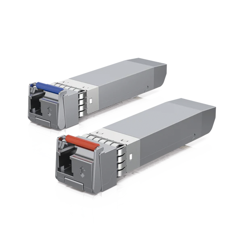 UFiber Módulo SFP+, transceptor MiniGibic MonoModo 10 Gbps, distancia 10 km, un conector LC. Incluye 2 piezas