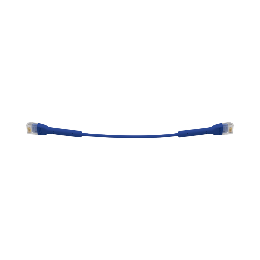 UniFi Ethernet Patch Cable Cat6 de 22 cm, color azul - Image 2