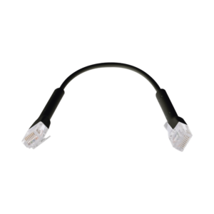 UniFi Ethernet Patch Cable Cat6 de 22 cm, color negro