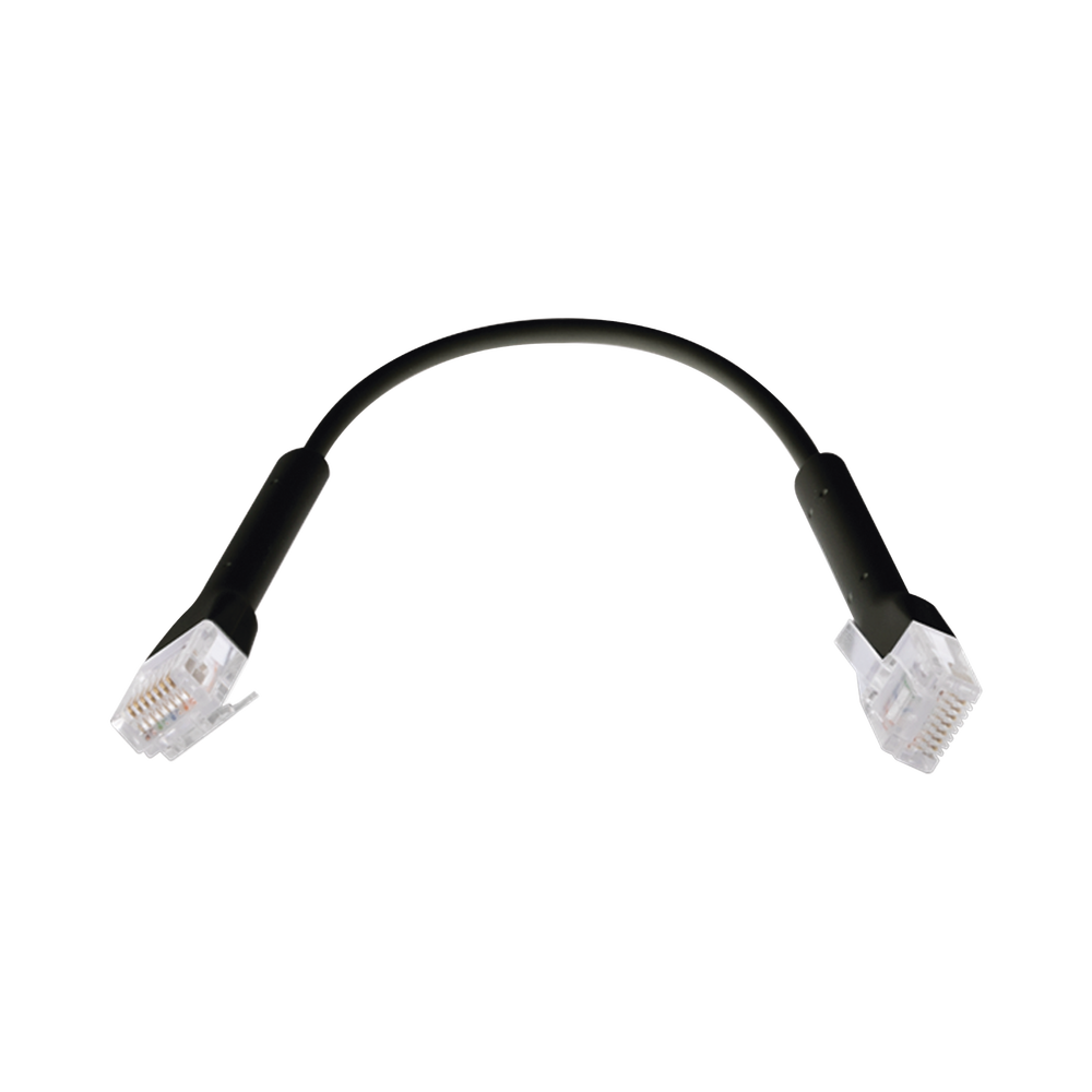 UniFi Ethernet Patch Cable Cat6 de 22 cm, color negro