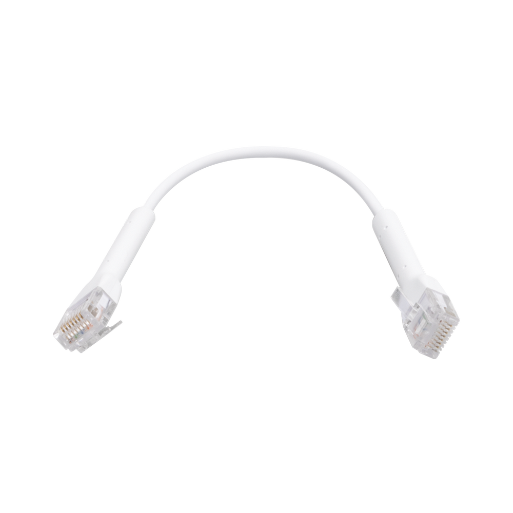 UniFi Ethernet Patch Cable Cat6 de 22 cm, color blanco