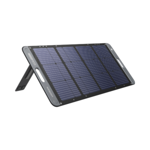 Panel Solar Plegable 100W / Recomendado para el Power Station Portable de 600W UGREEN /  Alta Eficiencia de Conversión / Alineación Inteligente de la Luz Solar / Resistente Al Agua Y Duradero / Incluye Cable XT60 Macho a Macho 2m