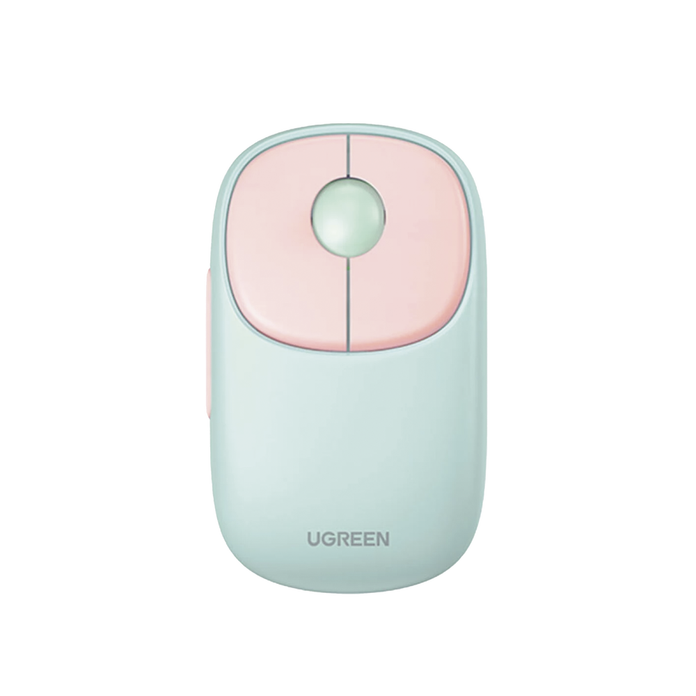 Mouse Inalámbrico FUN+ / Recargable / 2.4G & Bluetooth / 4 Niveles de DPI / Clic Silencioso / Ergonómico / 5 Botones / Compatible con Windows, macOS 10.5, Android iOS Linux y Chrome OS / Color Rosa - Image 2