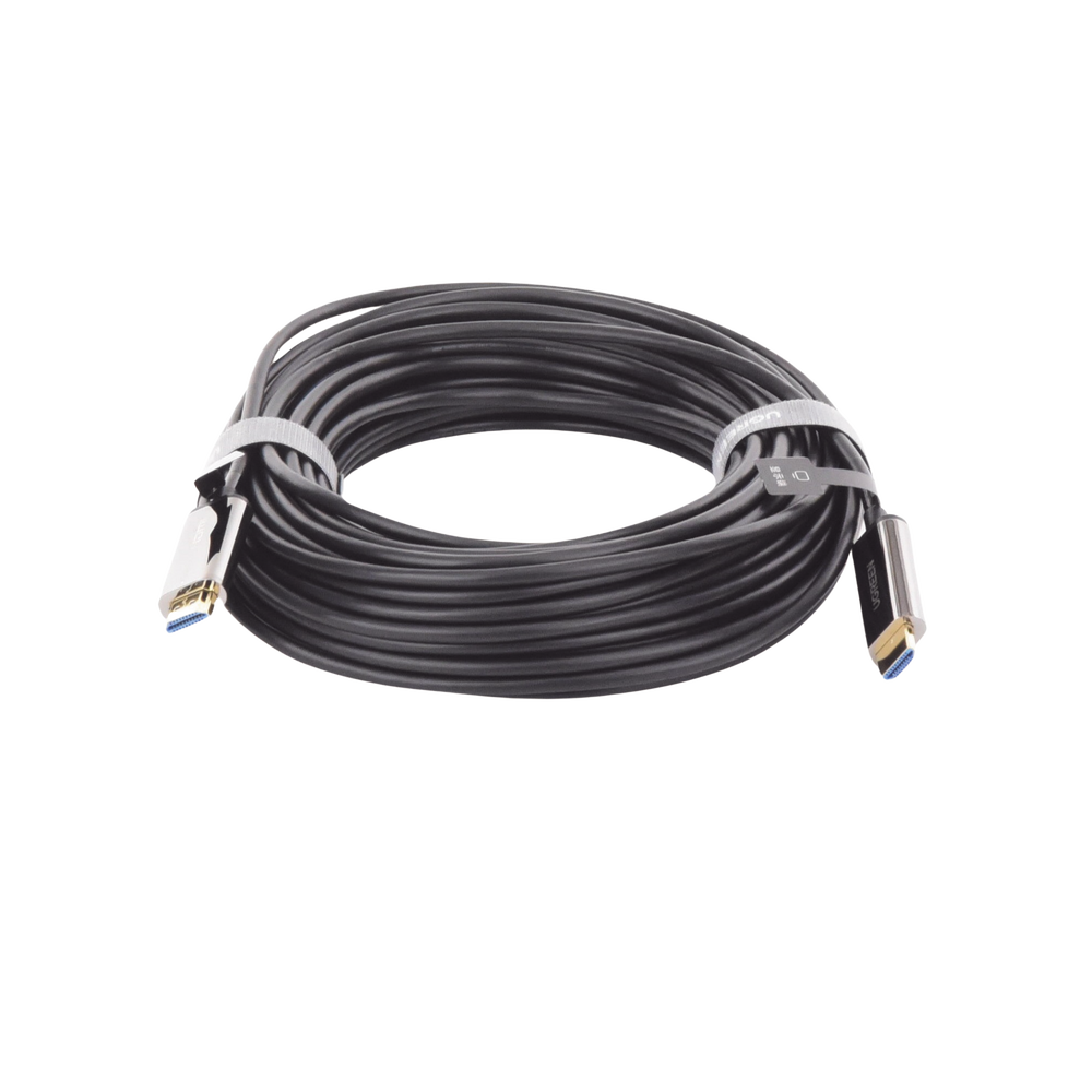 Cable HDMI de 20 Metros por Fibra Óptica 8K@60Hz / Fibra de 4 núcleos + Cobre estañado de 7 núcleos / Compatible con HDMI 2.1 / Alta velocidad 18 Gbps / 3D / HDR / Caja de Aleacion Zinc / Premium - Image 2