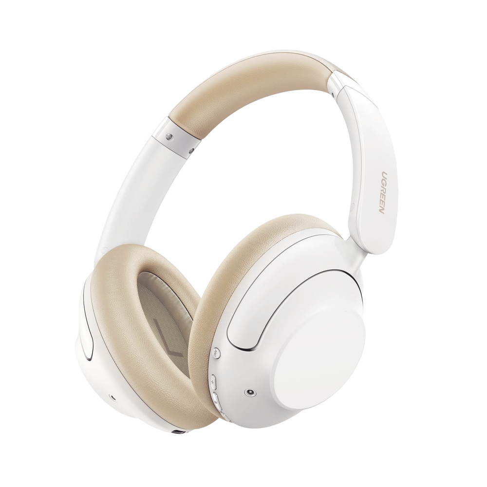 Auriculares Inalámbricos HiTune Max5 Blanco / Cancelación Activa de Ruido de 43dB / 90 Horas de Reproducción / Sonido de Alta Resolución / Diseño Ergonómico