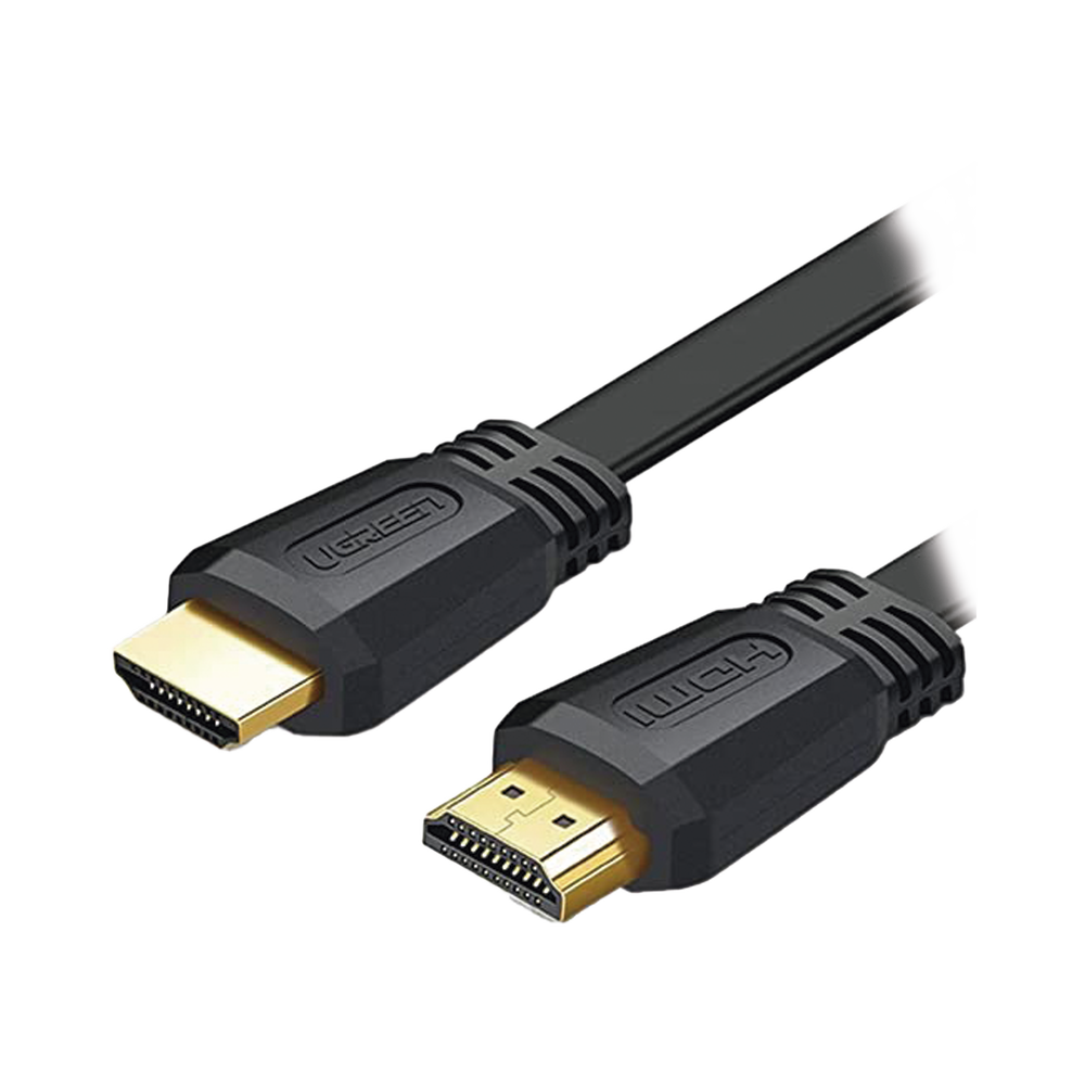 Cable HDMI 2.0 Plano de 5 m / 4K@60Hz / HDR / 3D / HEC (Canal Ethernet HDMI) / ARC (Canal de Retorno de Audio) / Color Profundo de 48 bits / Audio de 32 canales / HDCP /Audio Dolby True HD 7.1 / 18 Gbps / Estañado y Triple Blindaje / Anti Interfere