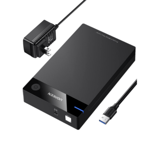 Carcasa de Disco Duro para  3.5 y  2.5 (Enclosure) | Con Cable USB 3.0 | Para HDD 3.5 / SSD 2.5 | SATA I/II/III | UASP | Hasta 16 TB | Compatible con Windows, Linux, Mac OS | No Requiere Controlador | Cable 1m | Incluye Adaptador d