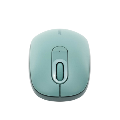 Mouse Inalámbrico 2.4G 800/1200/1600/2400 DPI / Función de 3 botones / Alcance 10m / Silencioso / Ergonómico / Anti-caída y Anti-interferencias / Color Verde / Batería Alcalina AA (incluida). - Image 4