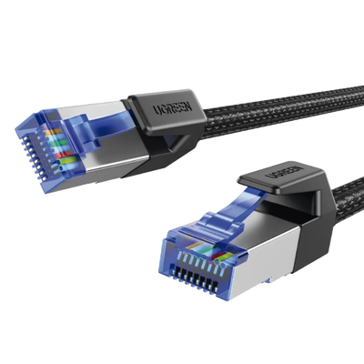 Cable Ethernet Cat8 CLASS?F/FTP Redondo con Malla de Nylon 2 Metros - Image 3