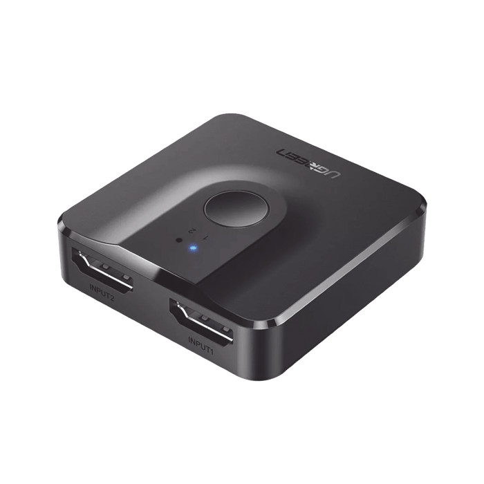 Switch/Divisor HDMI 4K 60Hz (Splitter) | Bidireccional (2 Entradas 1 Salida/1 Entrada 2 Salidas | Switch Conmutable | Led Indicador | 3D | HDR | Dolby Atmos | Potente Chip IC | Diseño Compacto | No Requiere Energía