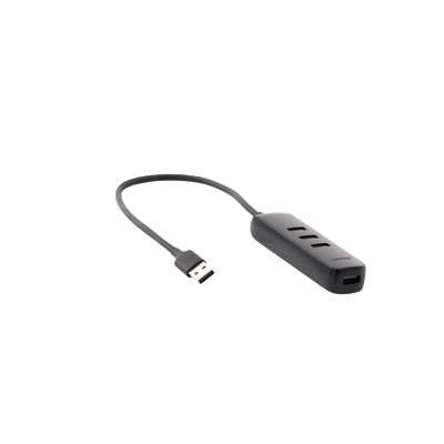 HUB USB-A 3.0 4 en 1 | 4 Puertos USB-A 3.0 (5Gbps) | Cable de 25 cm | Indicador Led | Ideal para Transferencia de Datos | Entrada USB-C para alimentar equipos de mayor consumo como discos duros | Color Negro. - Image 3