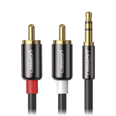 Cable Audio Premium Jack 3.5mm a 2 RCA / 10 Metros / Flexible / Doble Blindaje / Transferencia de Audio sin Pérdidas / Caja de Aleación de Cobre / Amplia Compatibilidad / Diseño Duradero. - Image 3