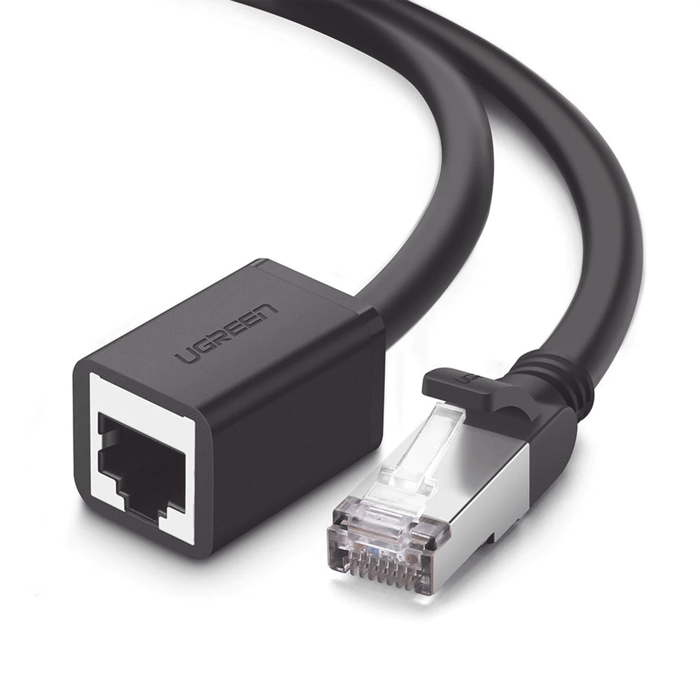 Cable de Extensión Cat6 RJ45 F/UTP / Macho a Hembra / 5m / Método de conexión 568B / Velocidad de transmisión 1000Mbps / Ancho de banda del canal 250MHz /Caja de Cobre / Negro - Image 2
