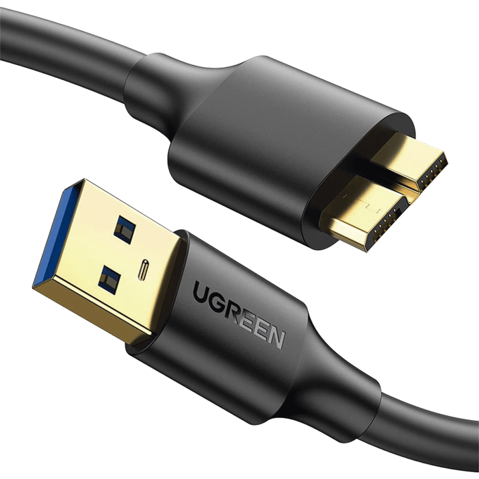 Cable Adaptador USB-A 3.0 a Micro USB 3.0 / 0.5 Metros / Carga y Sincronización de Datos / Velocidad de hasta 5 Gbps / Blindaje Interior Múltiple / Núcleo de Cobre Estañado de 22 AWG / Compatibilidad Universal.