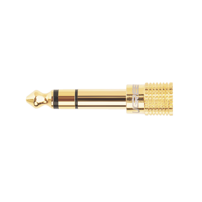 Adaptador (Convertidor) de Audio 3.5mm Hembra a 6.5mm Macho / Plug & Play / Superficie de Rosca Antideslizante / Calidad de sonido sin pérdidas - Image 2