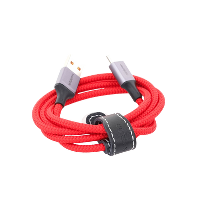 Cable USB-A a USB-C | 1 Metro | Carga Rápida QC 4.0/3.0/2.0 | FPC | AFC | Protección Integrada | 480 Mbps | Caja de Aluminio | Nylon Trenzado | Color Rojo | Ampliamente Sugerido para Carga Rápida HUAWEI. - Image 4