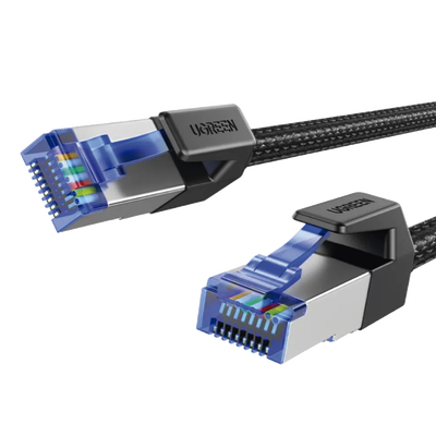 Cable Ethernet Cat8 CLASS?F/FTP Redondo con Malla de Nylon 1 Metro - Image 2