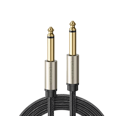 Cable Audio Estéreo 3.5mm (1/8) TRS a 6.35mm (1/4) TS / 5 Metros / Audio de Hi-Fi / Trenza de Nylon / Blindaje Múltiple / Caja de Aleación Zinc / Núcleo de Cobre Puro / Compatibilidad Universal - Image 4