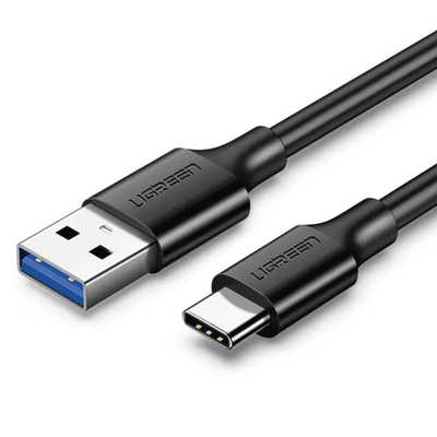 Cable USB-A a USB-C | 2 Metros | Carga y Sincronización de Datos | Carga Rápida 60W | Datos 5 Gbps | QC 3.0/2.0 | FPC | AFC | Protección Integrada | Duradero y Flexible| Caja ABS | Cubierta de TPE | Color Negro. - Image 3