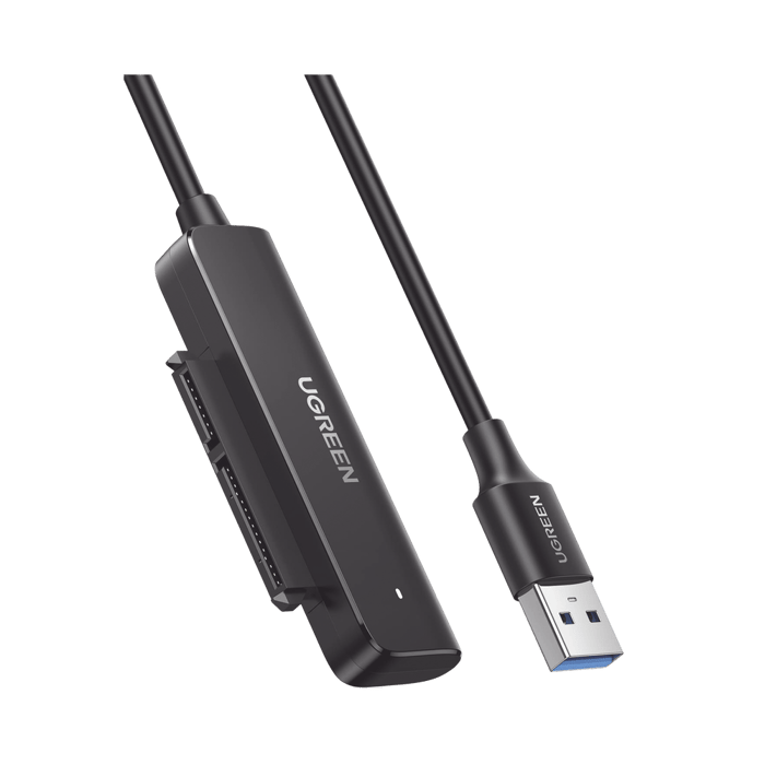 Cable Adaptador SATA a USB 3.0 | SATA 3.0/2.0 | Soporta HDD y SSD de 2.5 | Soporta S.M.A.R.T, TRIM, UASP | No Requiere Adaptador de Corriente | Cable 50 cm.