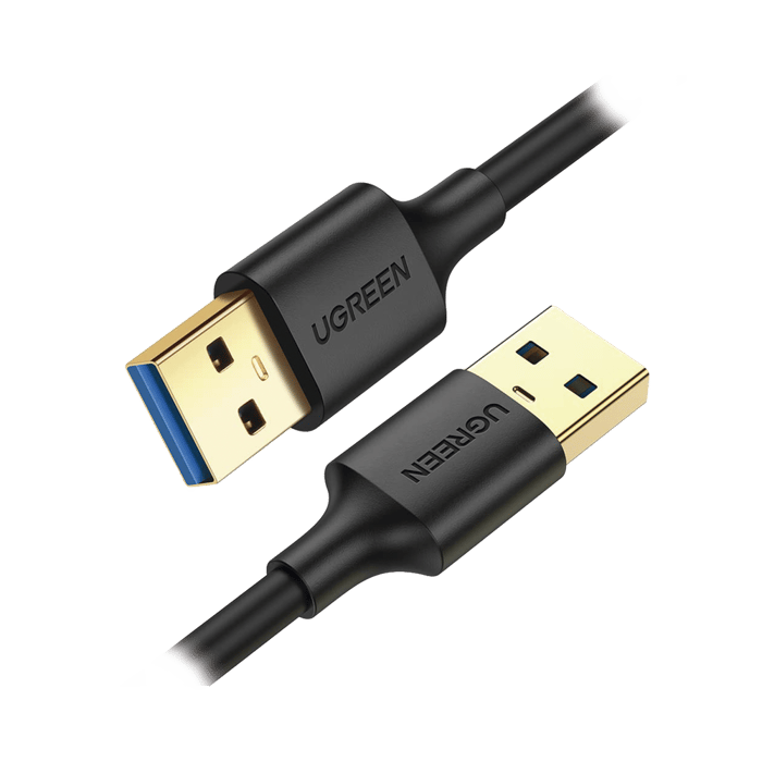 Cable USB-A 3.0 a USB-A 3.0 / 2 Metros / Macho a Macho / Conector Niquelado / Núcleo de Cobre Estañado / Blindaje Múltiple / Velocidad 5Gbps / No Requiere Controlador / Compatible con USB2.0 Y USB 1.1