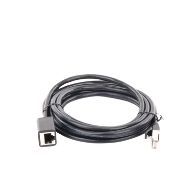 Cable de Extensión Cat6 RJ45 F/UTP / Macho a Hembra / 3m / Método de conexión 568B / Velocidad de transmisión 1000Mbps / Ancho de banda del canal 250MHz /Caja de Cobre / Negro - Image 4
