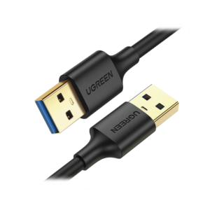 Cable USB-A 3.0 a  USB-A 3.0 / 1 Metro / Macho a Macho / Conector Niquelado / Núcleo de Cobre Estañado / Blindaje Múltiple / Velocidad 5Gbps / No Requiere Controlador / Compatible con USB2.0 Y USB 1.1