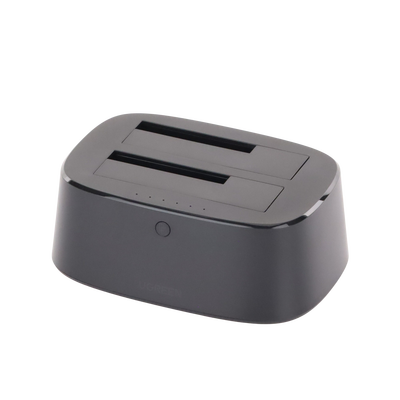 Base USB 3.0 para Disco Duro de Doble Bahía | Soporta Discos SATA de 2.5' & 3.5´ | Soporta discos de 12TB | Compatible con UASP, SATA 3.0 | Con adaptador de corriente 12V3A | Cable USB 1M | Alta Velocidad | Modo Clonación. - Image 5