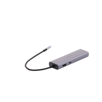 HUB USB-C (Docking Revodok) 6 en 1 | 3 Puertos USB-A 3.0 (5 Gbps) | USB-C PD 100W | HDMI 4K@30Hz | Entrada 1 RJ45 (Gigabit Ethernet) | Chip de Última Generación | Potente Disipación de Calor | Caja de Aluminio. - Image 3