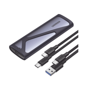 Carcasa Disco Duro NVME M.2 (Enclosure) | Hasta 2TB | USB3.1 a 10 Gbps | SATA SSD PCIE 3.0 | Soporta M Key y B Key | Compatible con SSD M.2 NVME 2230/2242/2260/2280 | UASP | S.M.A.R.T. | TRIM | ESD Incorporado | Caja de Aluminio.