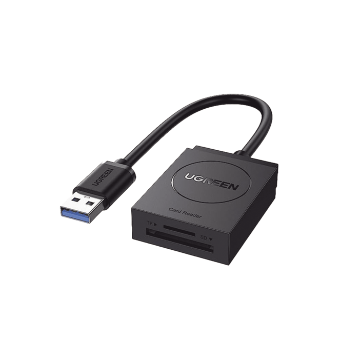 Lector de tarjetas USB-A 3.0 a MicroSD (TF) / SD | 5Gbps | Soporta hasta 2TB | Soporta Windows/Mac OS/Linux/Android | Lectura de Tarjetas Simultánea | No Requiere Controlador | Cable de 15cm.