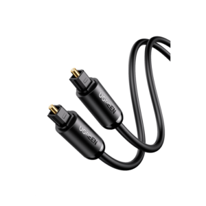 Cable Óptico Toslink (S/PDIF) de Alta Calidad para Audio Digital / 3 Metros / Tapa de Protección / Dolby 7.1 Canales / Diseño Durable / Plug & Play / Color Negro