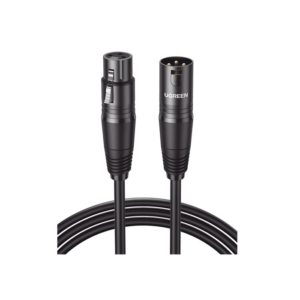 Cable para Micrófono XLR Tipo Canon Macho a Hembra | 5 Metros Plug & Play | Anti interferencias | Triple Blindaje | Alta Calidad | Color Negro